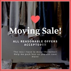 Moving Sale Clothing Collection